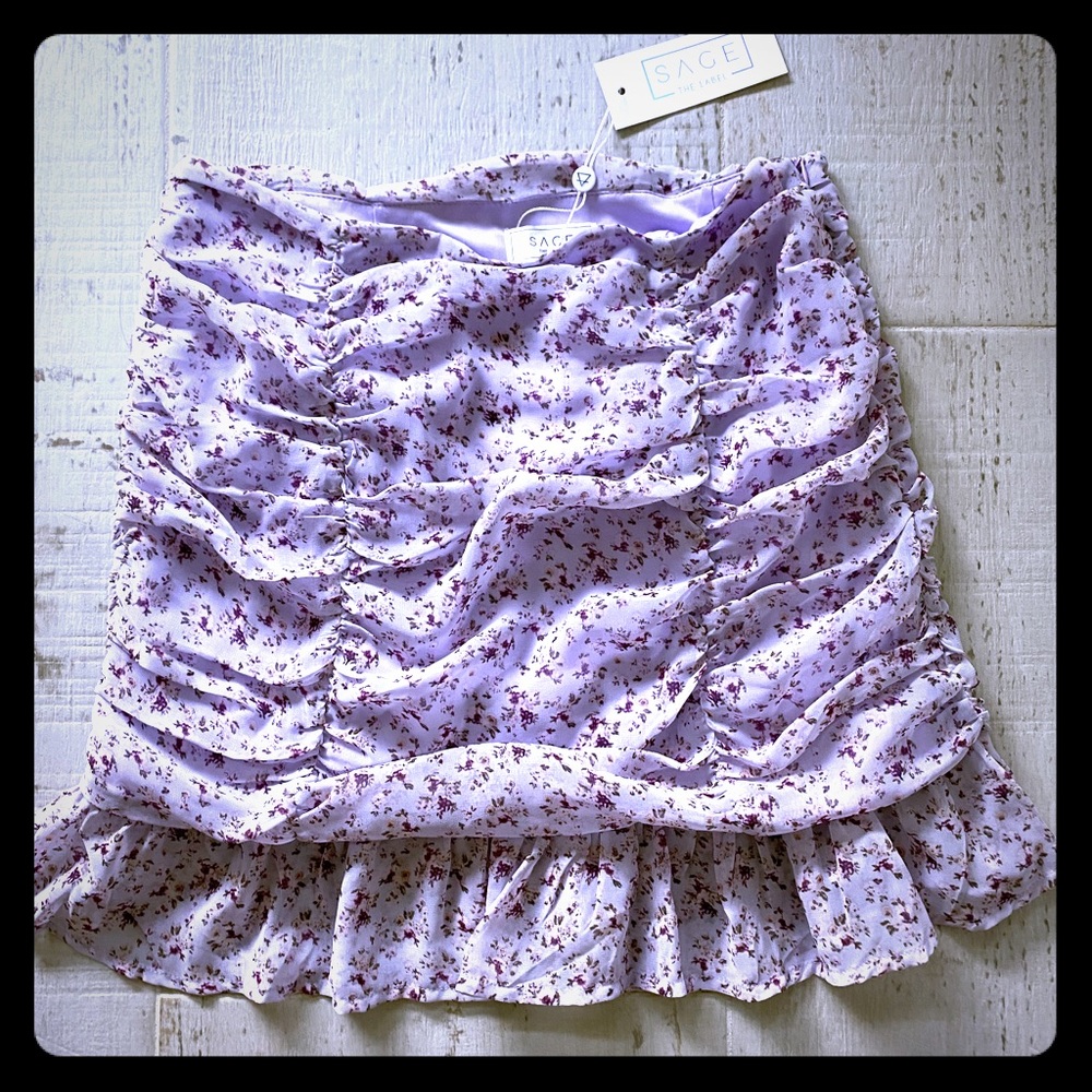 Sage the Label Floral Skirt